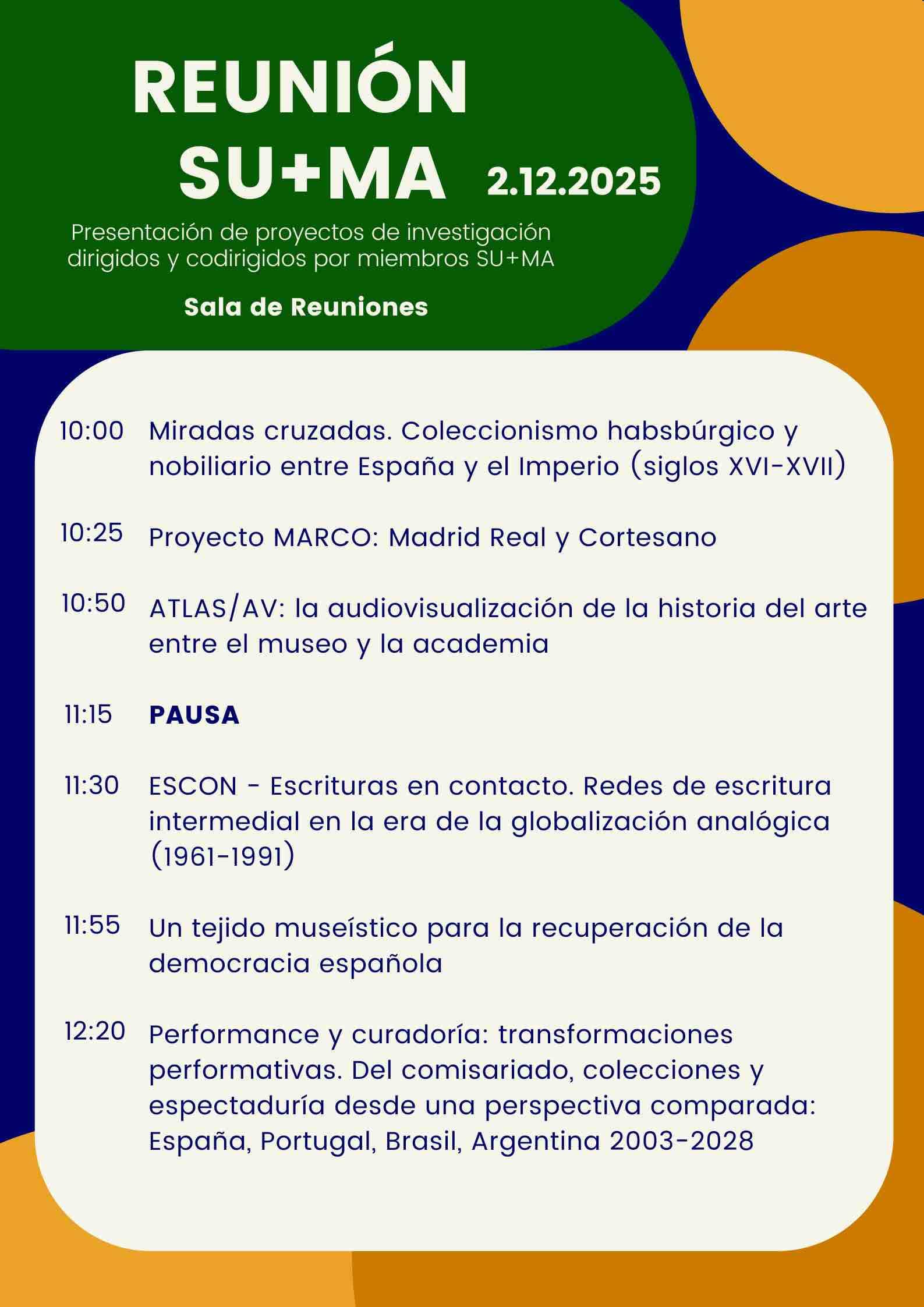 [sem] Presentación del proyecto PERCUR en el marco del Grupo de Investigación SUMA
